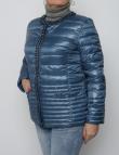 Дутая куртка W Collection голубого цвета
