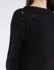 Теплый свитер Ada Gatti черного цвета