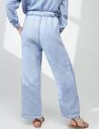 Хлопковые брюки голубого цвета от SODA Coccinella