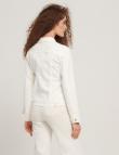 Джинсовая куртка белого цвета от Premium