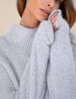 Мягкий серый свитер из ангоры от ZATTANI