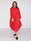 Красное широкое платье от Wendy Trendy