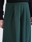 Широкие брюки Coolples Moda зеленые