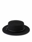 Классическая фетровая шляпа черного цвета от Saint MAEVE