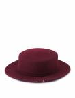 Фетровая шляпа бордового цвета от Saint MAEVE
