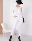 Белые джинсы мом от Angelica Denim 
