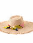 Соломенная бежевая шляпа из баобаба от Saint MAEVE