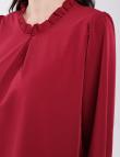 Стильное короткое платье бордового цвета от The Coolples