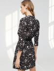 Легкое платье черного цвета со звездами от Z ONE