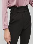 Классические брюки с поясом черного цвета от KALI