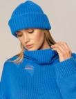 Комплект из свитера с головным убором синего цвета от ZATTANI