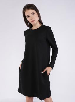 Платье Черное платье от Ada Gatti с длинным рукавом