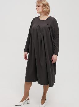 Платье Широкое платье от Stella Milani серого цвета