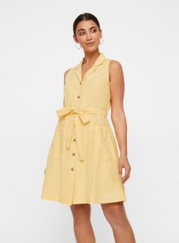 Платье Желтое легкое летнее платье из хлопка от Vero Moda