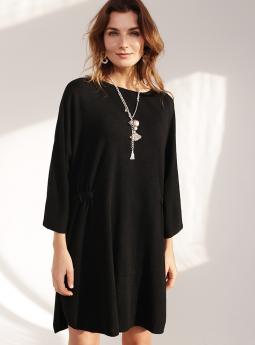 Платье Черное платье свободного кроя от E-Woman