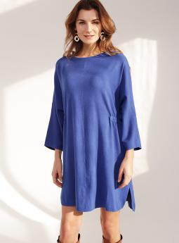 Платье Синее платье свободного кроя от E-Woman