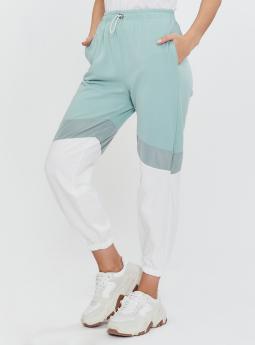 Спортивные штаны Спортивные брюки мятно-белого цвета от INSTA