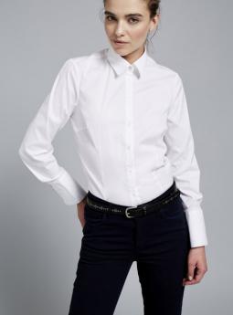 Рубашка Белая однотонная рубашка от Dandara