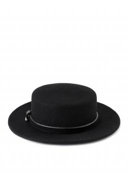 Шляпа Классическая фетровая шляпа черного цвета от Saint MAEVE