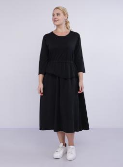 Платье Черное платье от Stella Milani с карманами