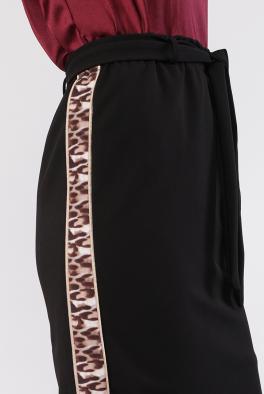 Юбка Черная юбка с поясом New Collection