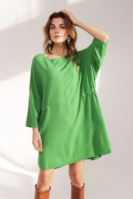Платье Зеленое платье свободного кроя от E-Woman