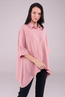 Блузка Ассиметричная блуза розовая от Coolples