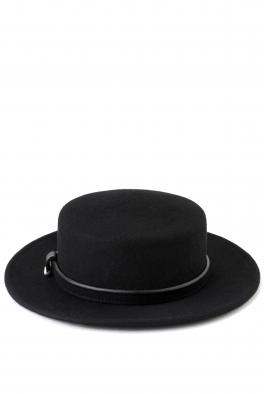Шляпа Классическая фетровая шляпа черного цвета от Saint MAEVE