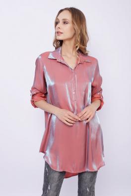 Блузка Удлиненная блуза темно-розового цвета от MC Station
