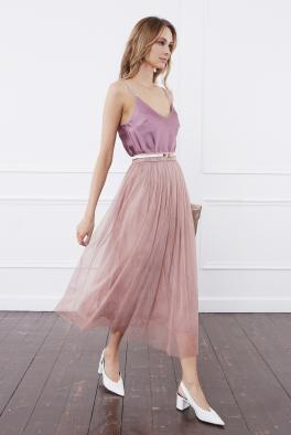 Юбка Воздушная юбка розового цвета от New Collection