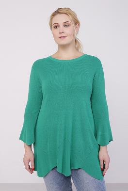Джемпер Свободный асимметричный джемпер зеленого цвета от Beauty Women