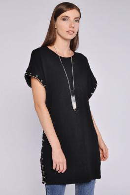 Платье Черное платье-туника от Beauty Women