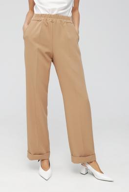Брюки Бежевые классические брюки на резинке от KALI