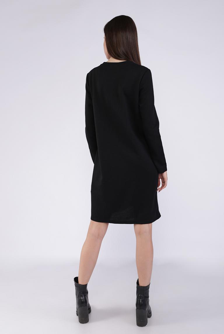 Черное платье от Ada Gatti с длинным рукавом