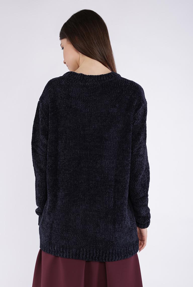 Уютный свитер Ada Gatti темно-синий