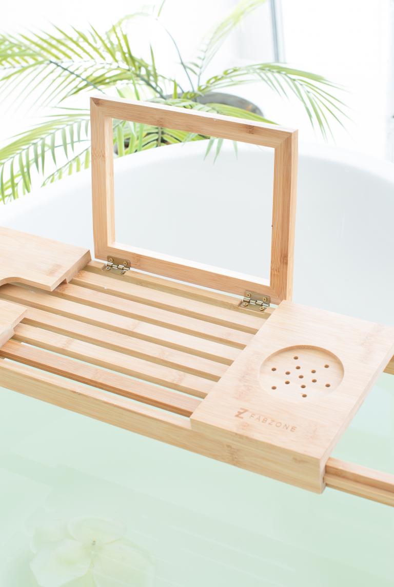 Столик для ванной комнаты из бамбука