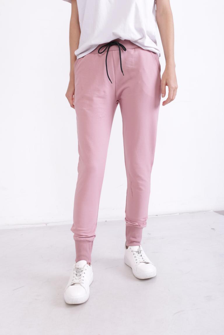 Спортивные брюки от White Angel розового цвета