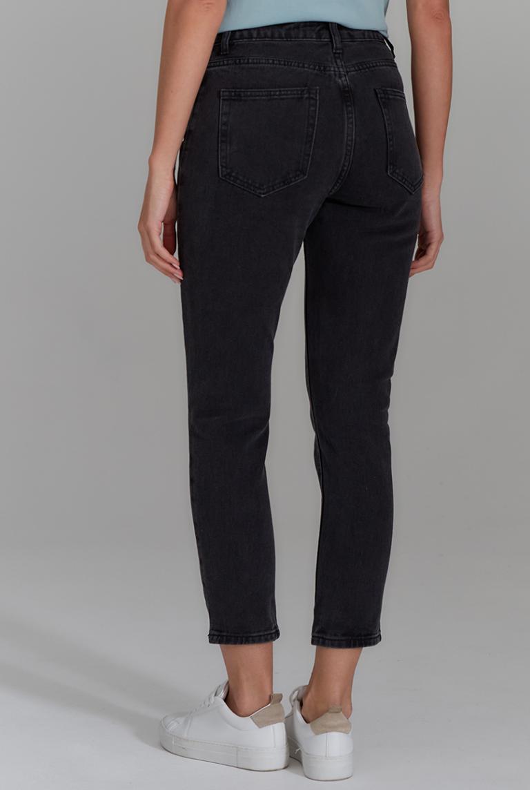 Черные джинсы средней посадки от Miss Bon Bon