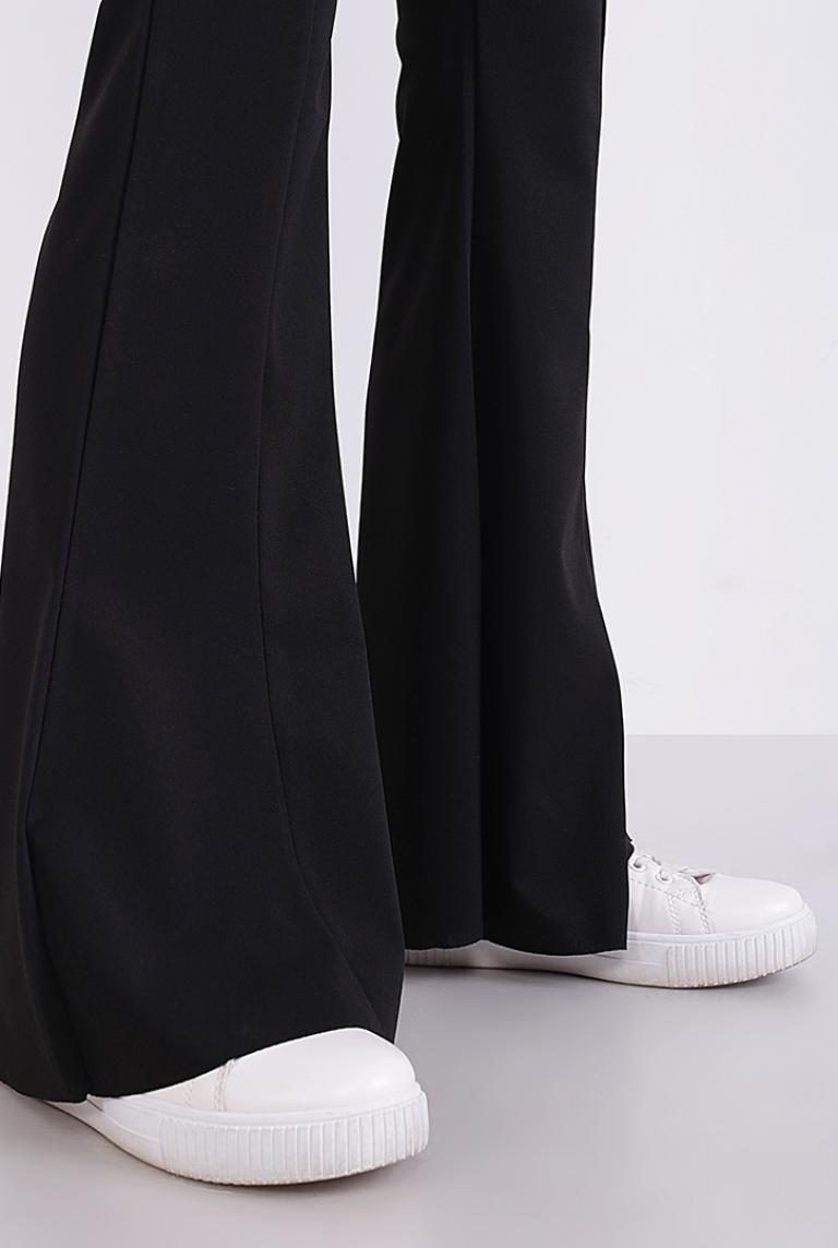 Брюки клеш Coolples Moda черные