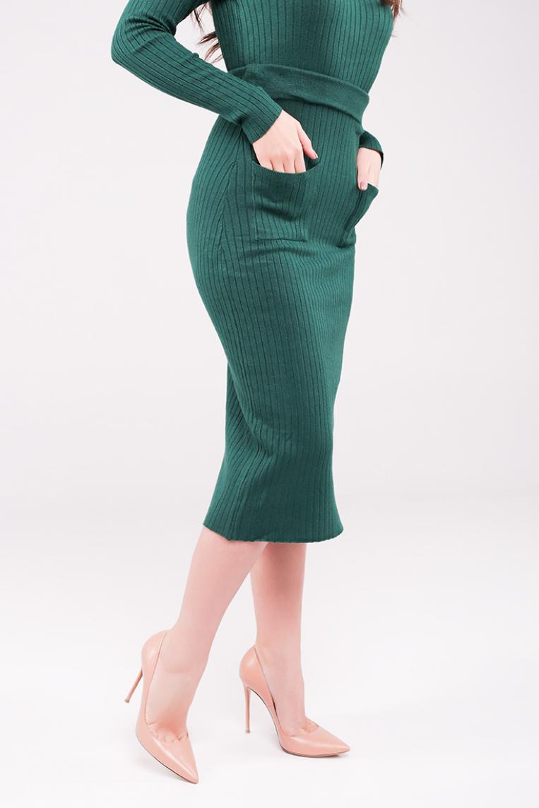 Комплект с юбкой карандаш зеленого цвета от California&Miss 