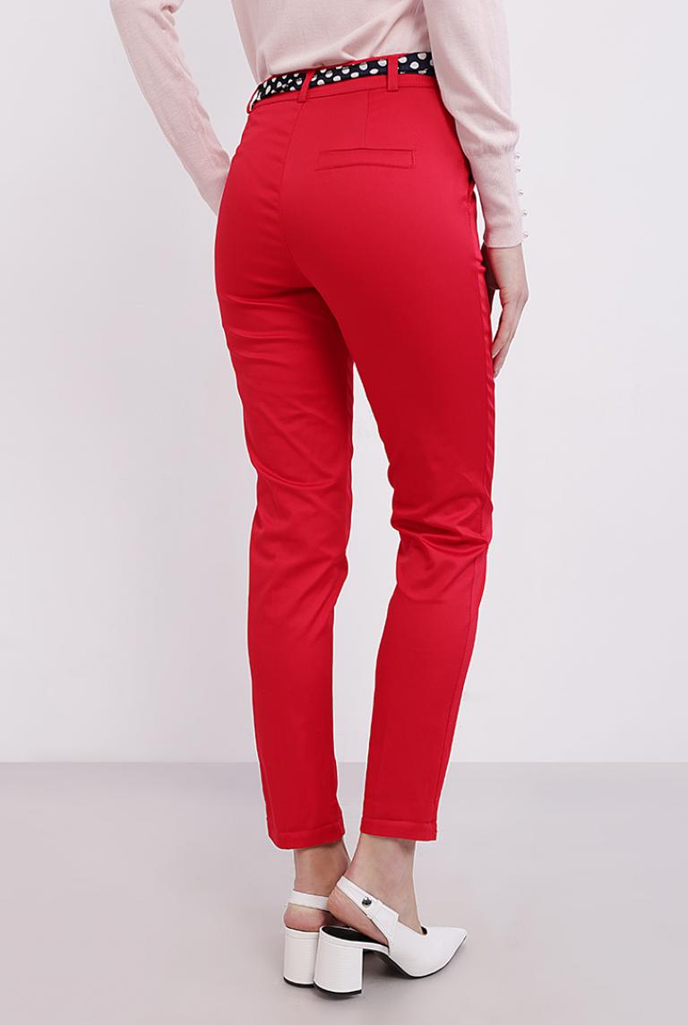 Красные брюки с поясом от Civico-8 