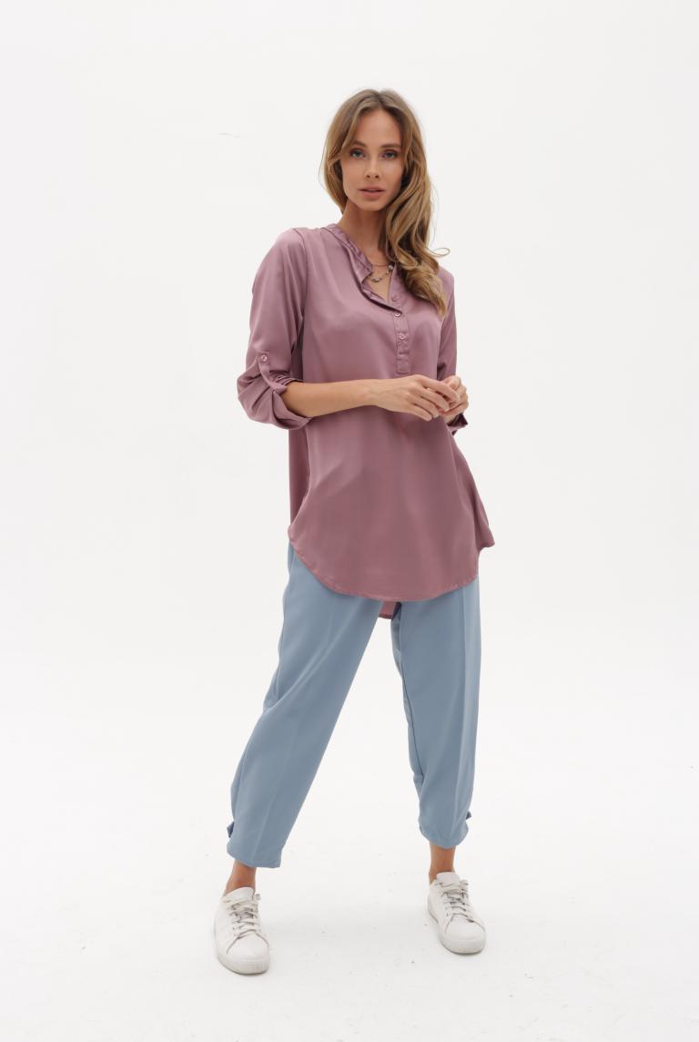 Классическая блузка пудрового цвета от Z ONE