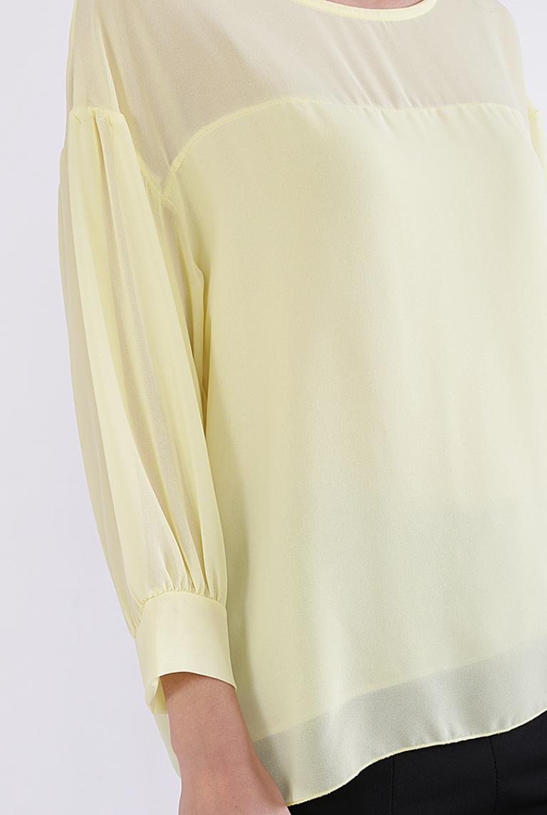Летняя блузка Coolples Moda лимонная