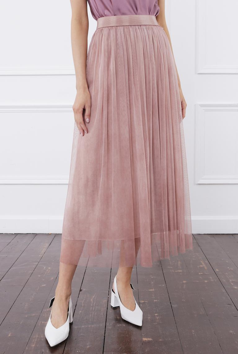 Воздушная юбка розового цвета от New Collection