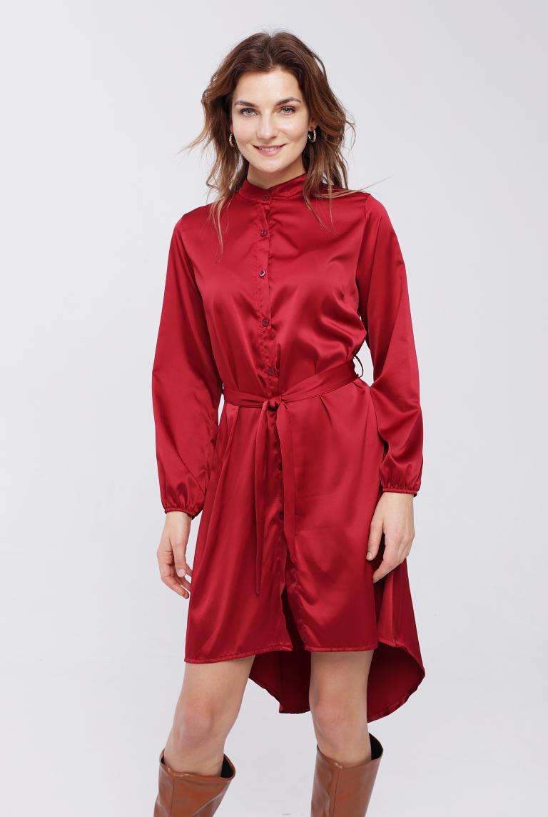 Платье бордового цвета от Stella Marina