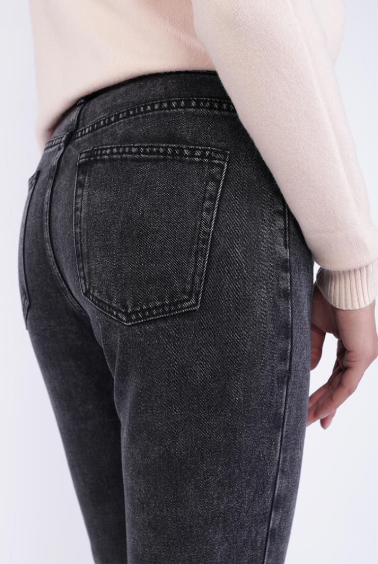 Укороченные темные джинсы Miss Bon Bon