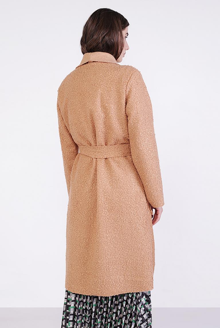 Пальто-халат с поясом от Fashion Moda