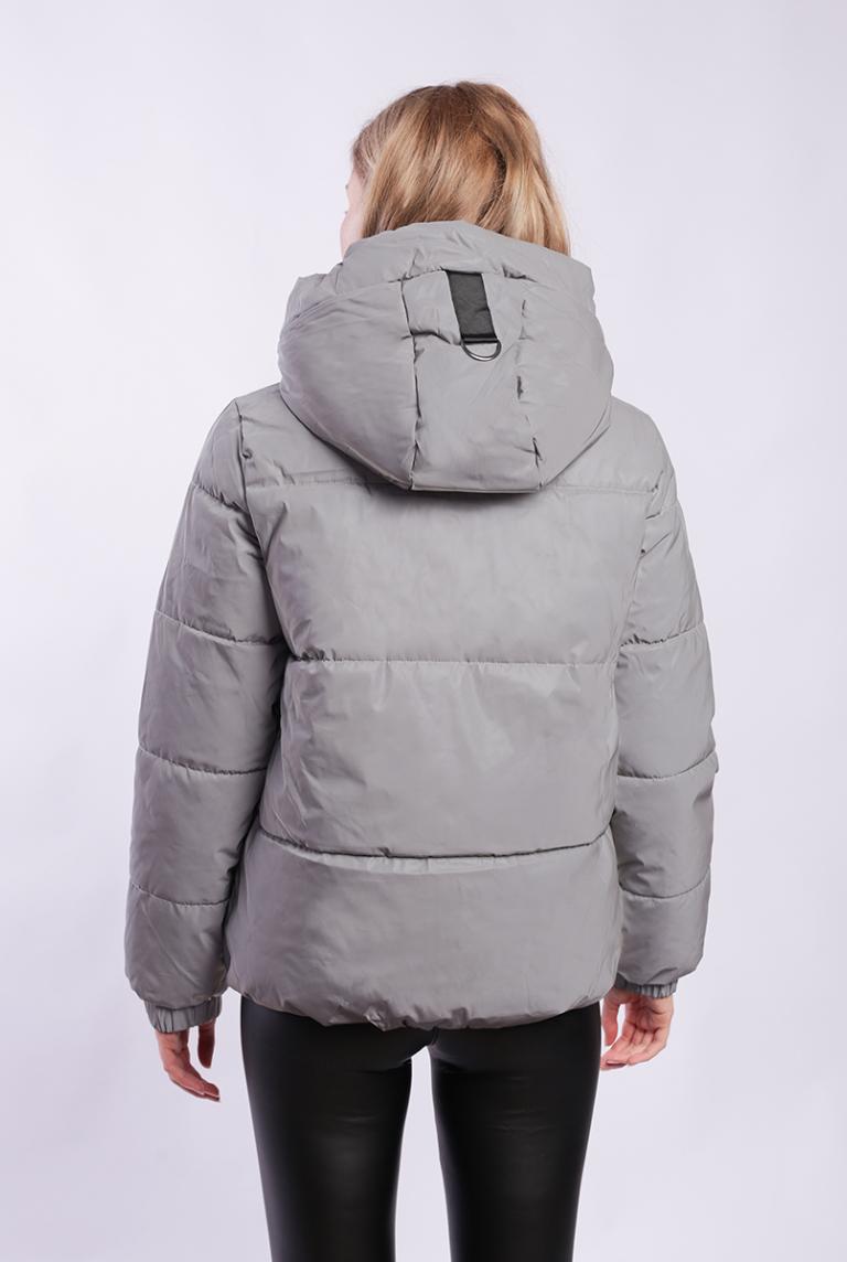 Светоотражающая куртка серый металлик от Z-Design