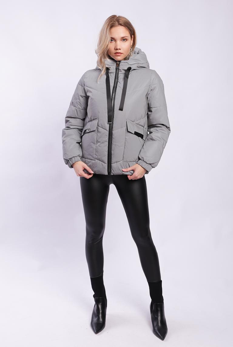 Светоотражающая куртка серый металлик от Z-Design