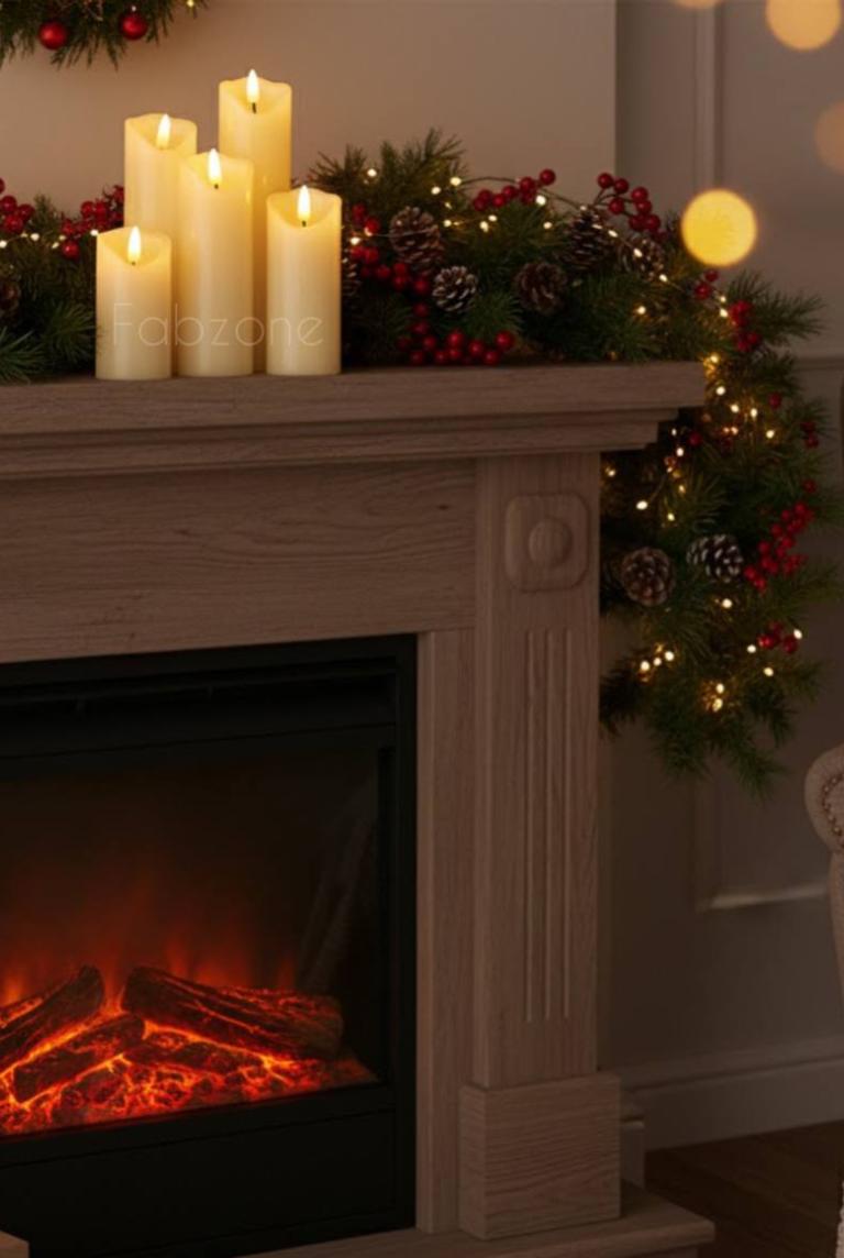 Набор светодиодных свечей из 5 штук с пультом управления